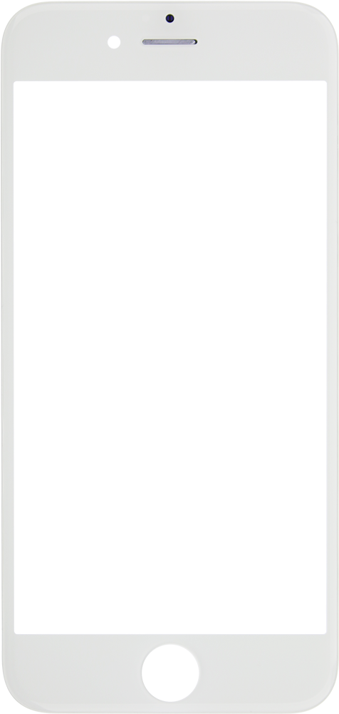 Iphone 6s White Glass Lens Screen And Front Frame - Samsung Galaxy A8 / A8+ (1200x1200), Png Download