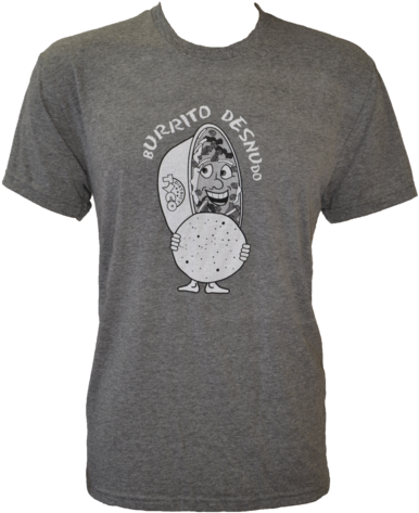 T Shirt - Burrito Desnudo - Jalepańo Taco And Nacho Shirt (403x480), Png Download