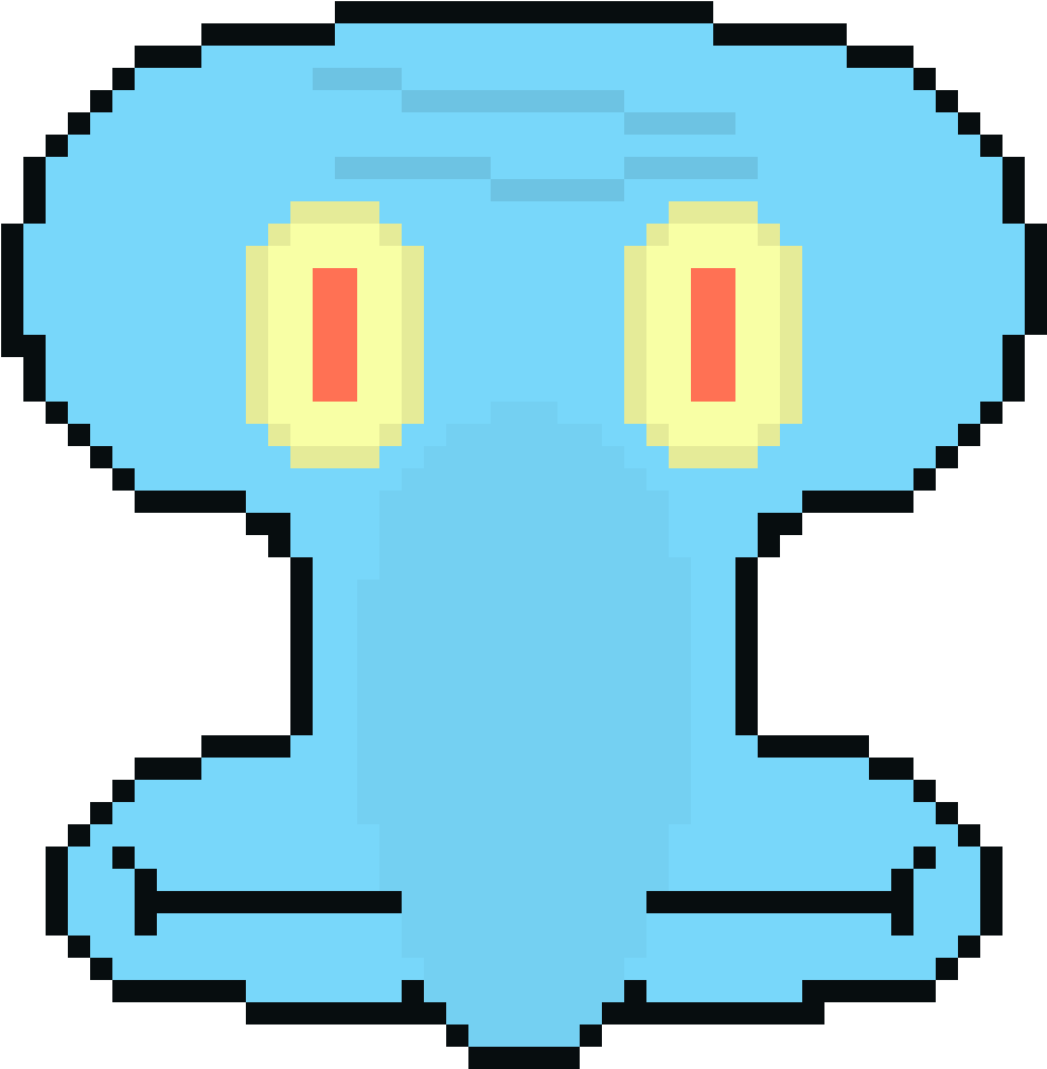 Squidward - Ski Free Abominable Snowman (1300x1060), Png Download