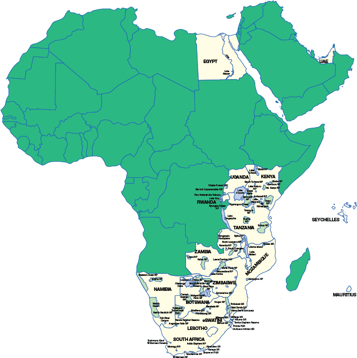 Countries - Mapa Fisico De Africa (800x800), Png Download