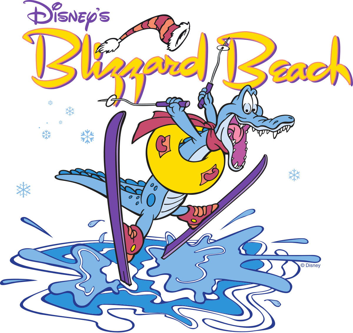 Download HD Disney Beach Clipart 13 - Disney World Blizzard Beach Logo  Transparent PNG Image - NicePNG.com, image size:1200x1132