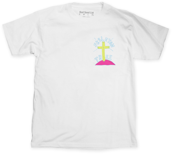 Skeleton Tree Chest Emblem T-shirt - Active Shirt (600x600), Png Download