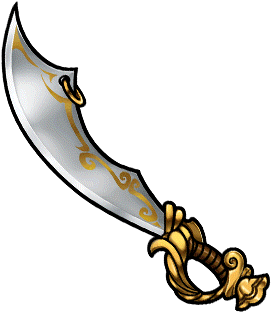 Pirate Sword Png (380x380), Png Download