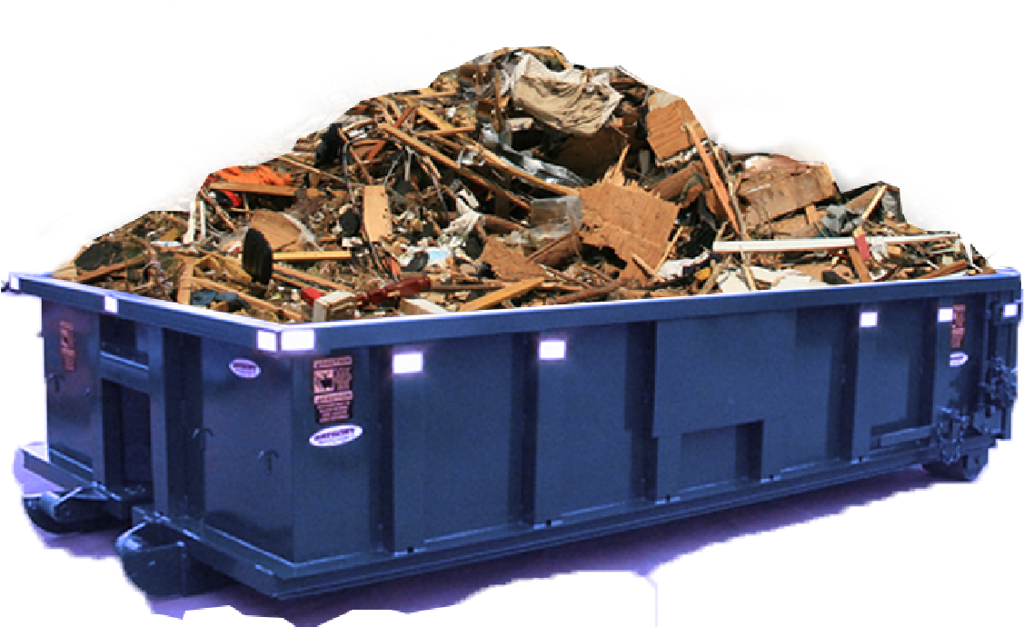 Construction Dumpsters - Construction Waste (1250x938), Png Download