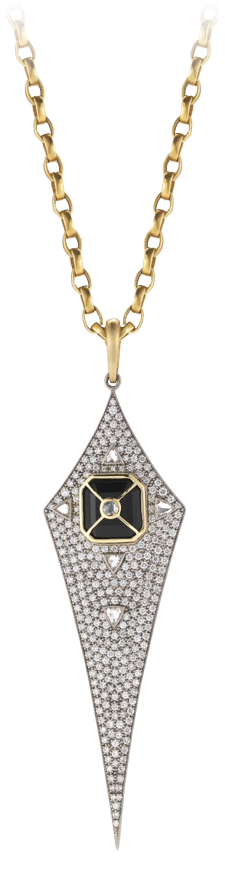Diamond-necklace - Pendant (960x960), Png Download