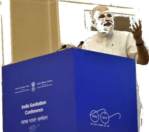 Image Of Pm Narendra Modi - Lucha Libre (520x462), Png Download