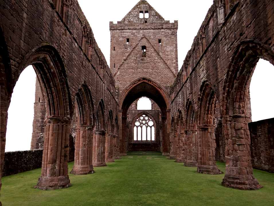 Ruin, Church, Isolated, Chapel, Building, Historical - Sweetheart Abbey (956x720), Png Download