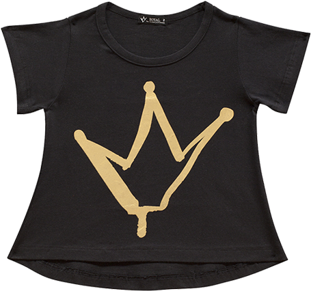 Kids Gold Crown Tee - United States Of America (600x600), Png Download