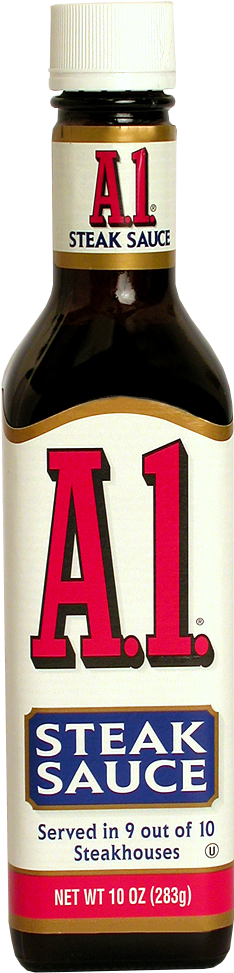 A.1 Steak Sauce - 10 Oz Bottle (828x1104), Png Download