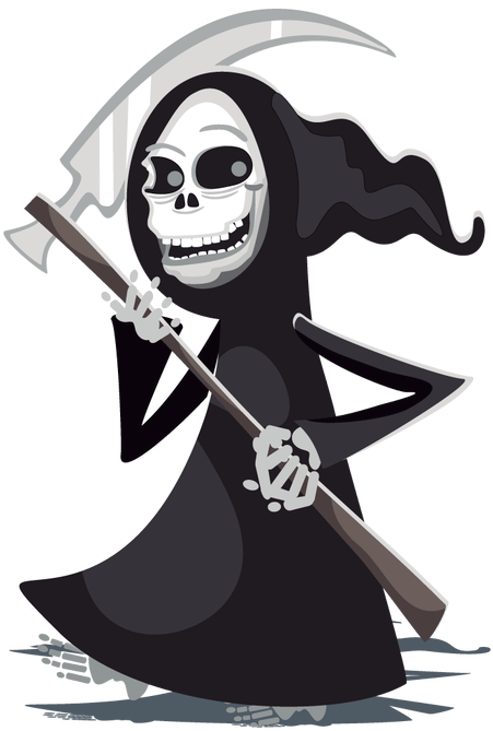 Halloween Free Download Grim Reaper - Grim Reaper Clipart Transparent (680x680), Png Download