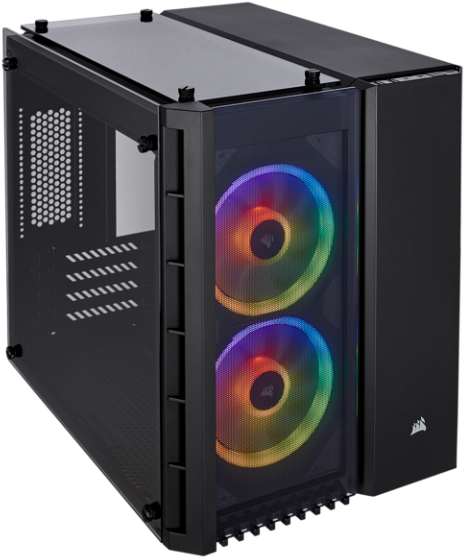 Hanzo - Corsair Crystal 280x Rgb (581x576), Png Download