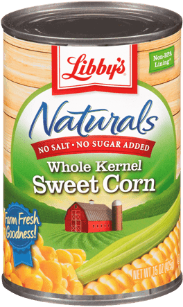 Naturals Whole Kernel Sweet Corn - Libby's Whole Kernel Sweet Corn 8.5 Oz. Can. (500x500), Png Download
