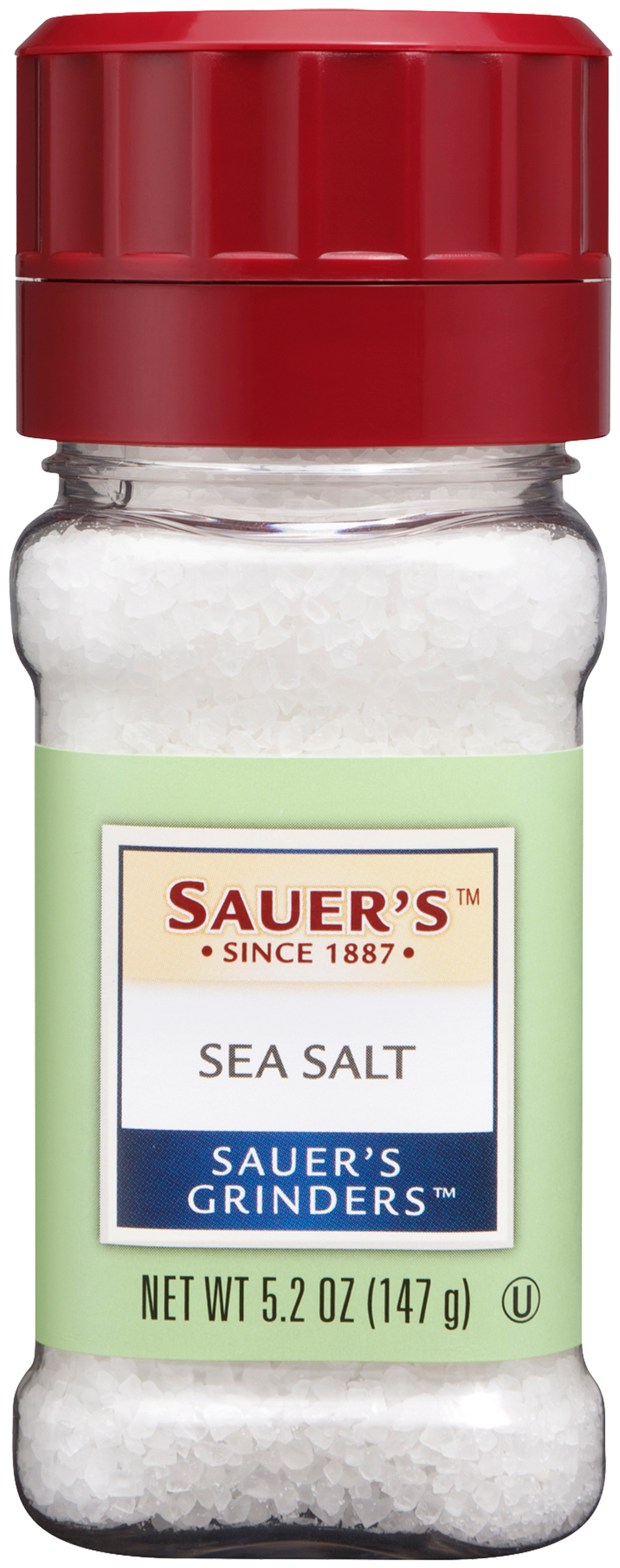 Sea Salt - Sauers Grinders Peppercorn Medley - 2.25 Oz (1800x2700), Png Download