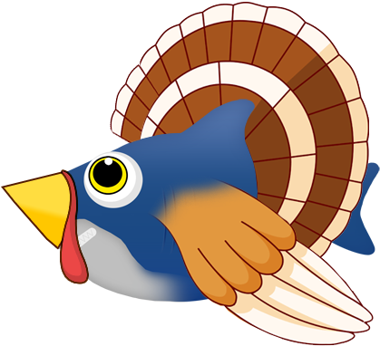Thanksgiving Turkey (500x427), Png Download