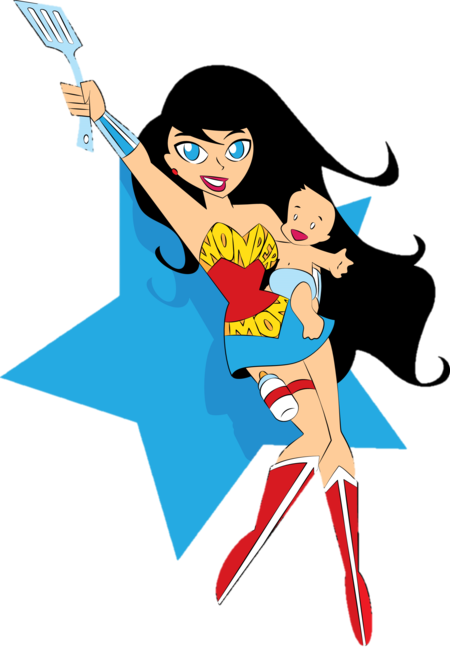 Wondermom Shop - Imagen De Wonder Mom (450x647), Png Download