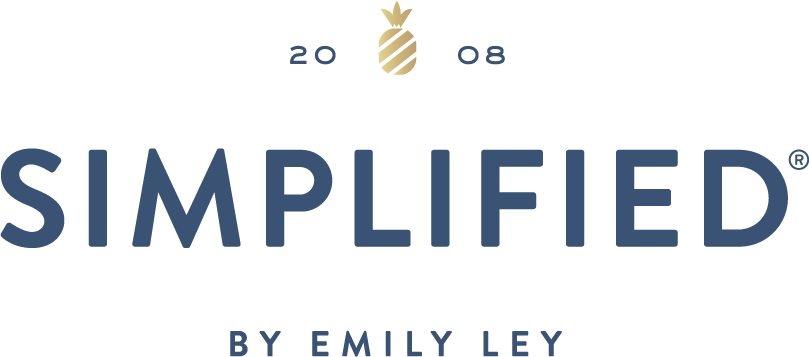 Simplified® By Emily Ley - Logo (809x357), Png Download