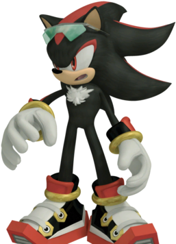 Johsouza Wallpaper Titled Shadow Sonic Free Riders - Sonic Free Riders Shadow (500x500), Png Download
