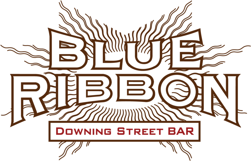 Blue Ribbon Downing Street Bar Bromberg Bros - Graphic Design (1000x702), Png Download