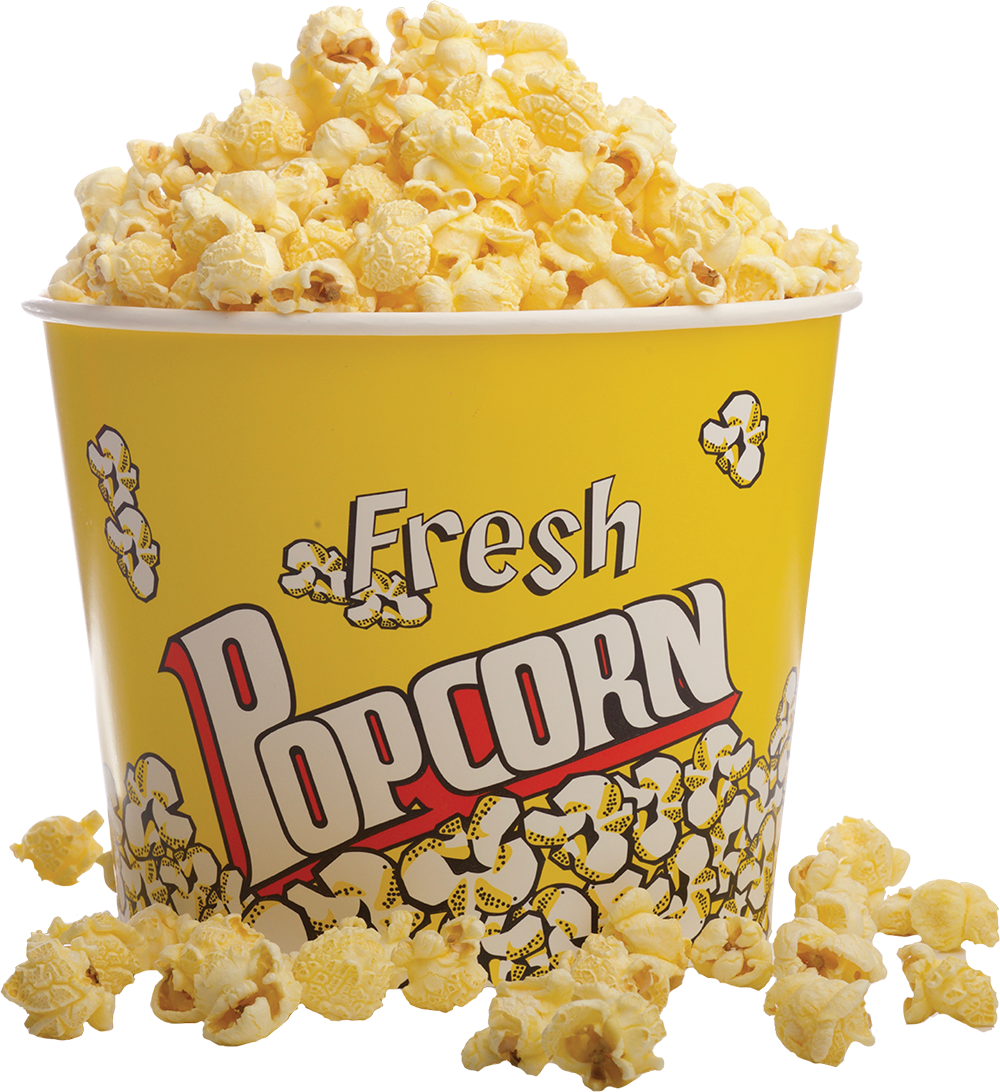 Popcorn Bucket Png Image - Carnival King 170 Oz. Round Paper Popcorn Bucket - (1000x1092), Png Download