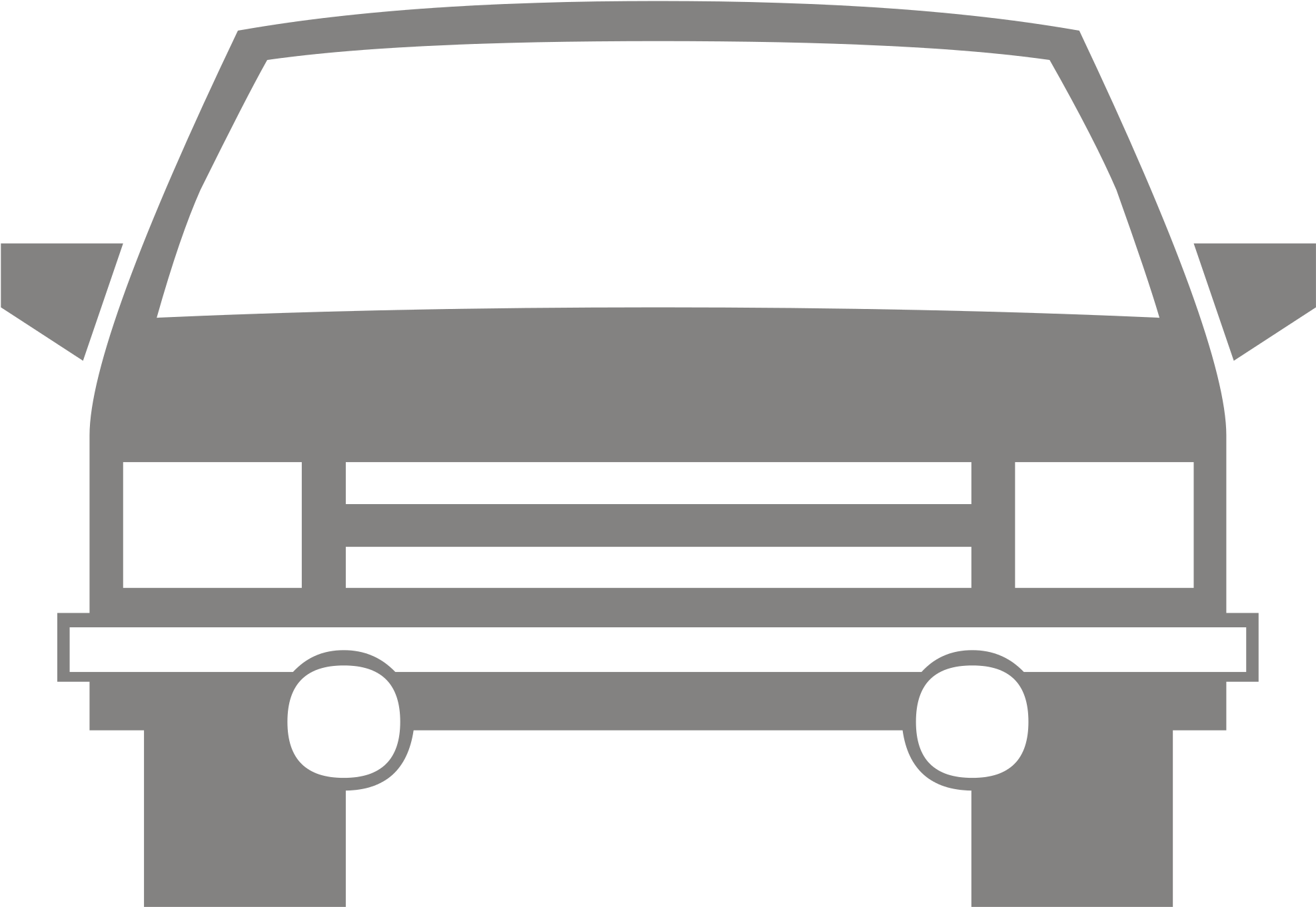 Silhouette Of A Car At Getdrawings - Fire Brigade (2000x1382), Png Download