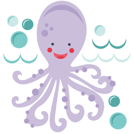 Crabs Clipart Cute Octopus - Cute Octopus Png (432x432), Png Download
