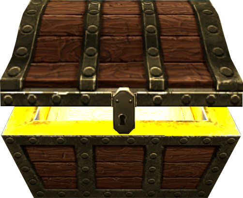 Wood Treasure Chest - Creativerse Treasure Chests (502x410), Png Download