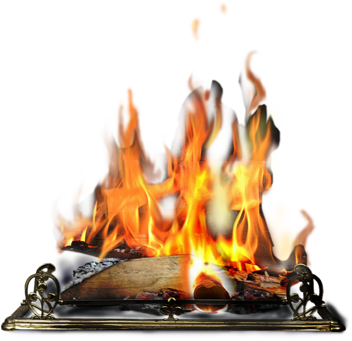 Fireplace Png Free (722x699), Png Download