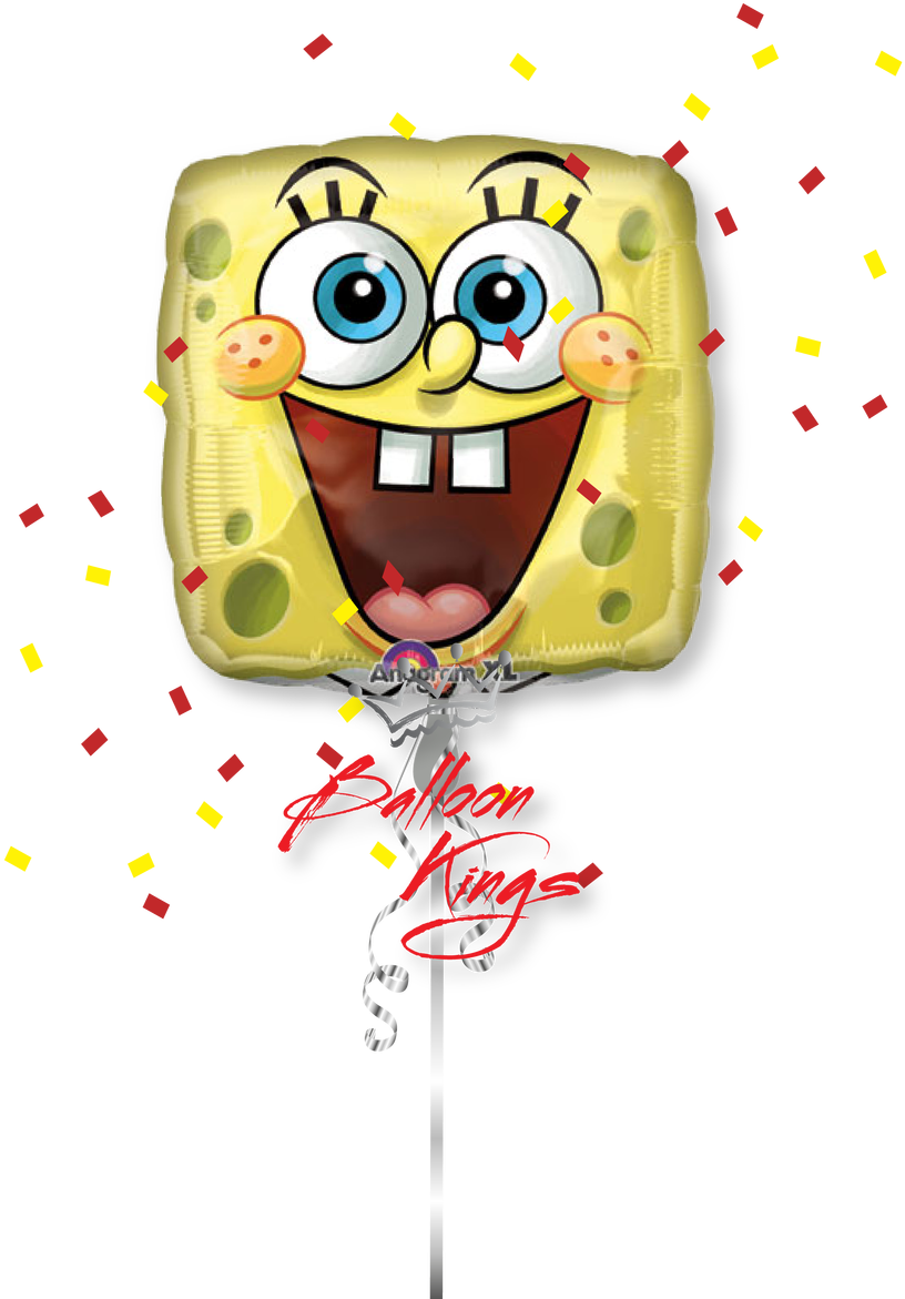 Spongebob - Spongebob Balloon Png (1071x1280), Png Download