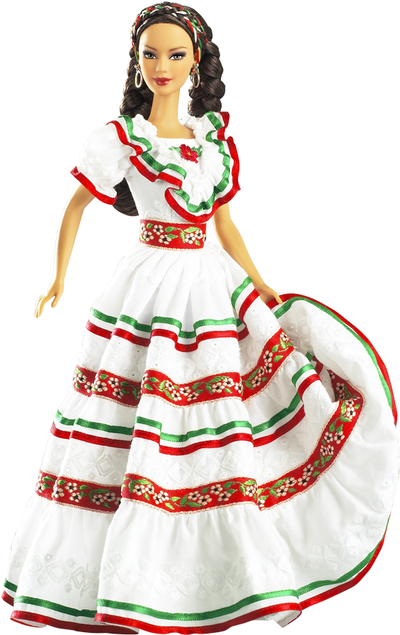 Cinco De Mayo Barbie Doll - Barbie Collector Dolls Of The World (640x950), Png Download