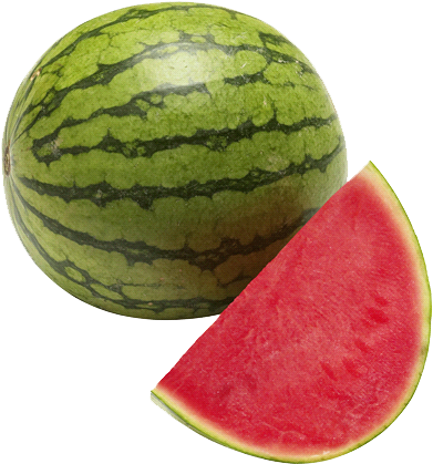 Whole Seedless Watermelon - Personal Seedless Watermelon (600x462), Png Download