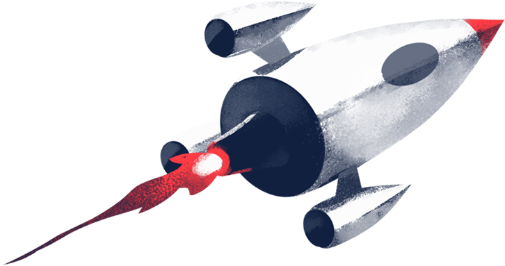 Rocket - Etherparty (884x784), Png Download