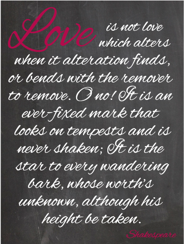 Shakespeare Sonnet Chalkboard Sign - Calligraphy (500x500), Png Download