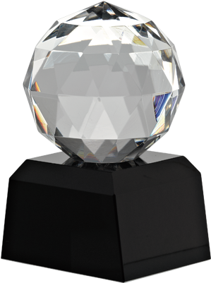 Disco Ball Jewel Crystal - Crystal (390x400), Png Download
