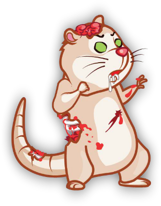 Game Rat Png (600x500), Png Download