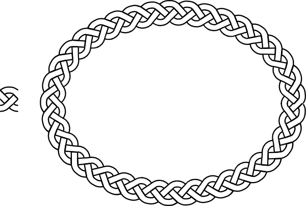 Clipart Royalty Free Clip Art Borders Plait Border - Oval Border (600x404), Png Download