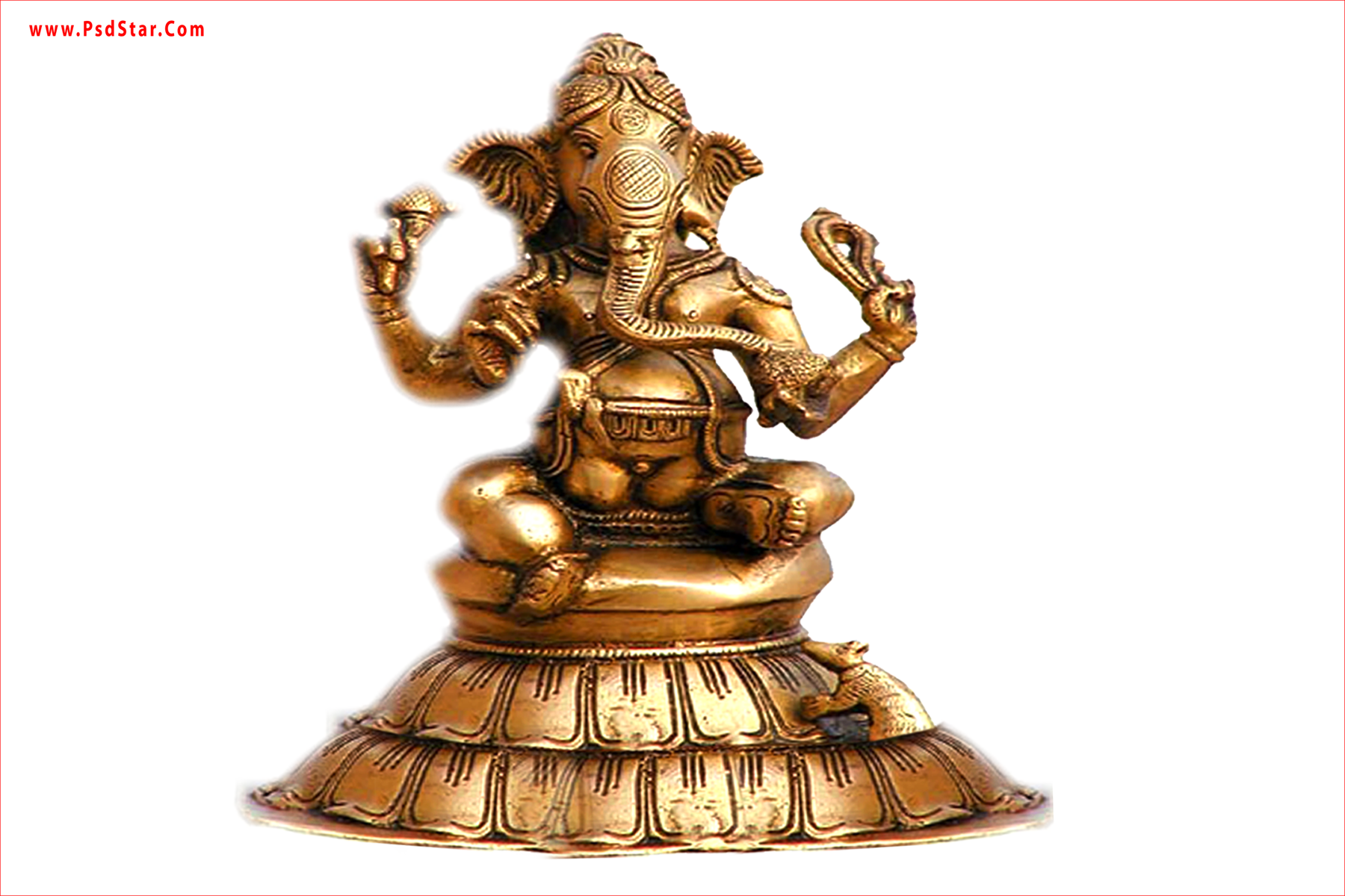 Lord Ganesha Photo Png (1800x1200), Png Download