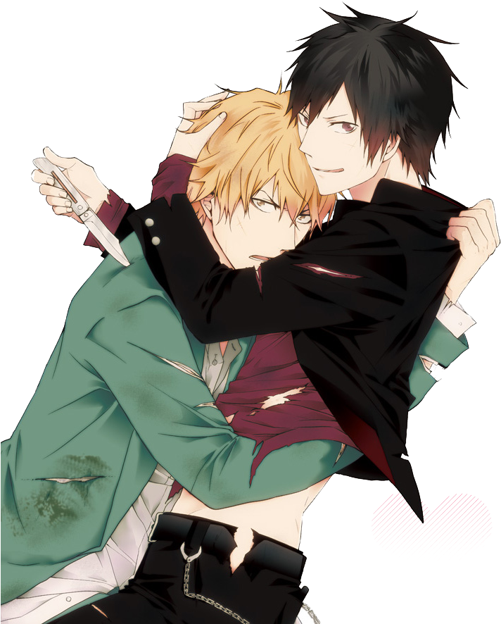 Renders Yaoi - Хейваджима Шизуо Орихара Изая (722x921), Png Download