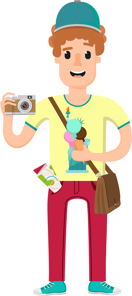 Travel Character 2 Travel Character 3 Travel Character - Travel Png (1199x1516), Png Download