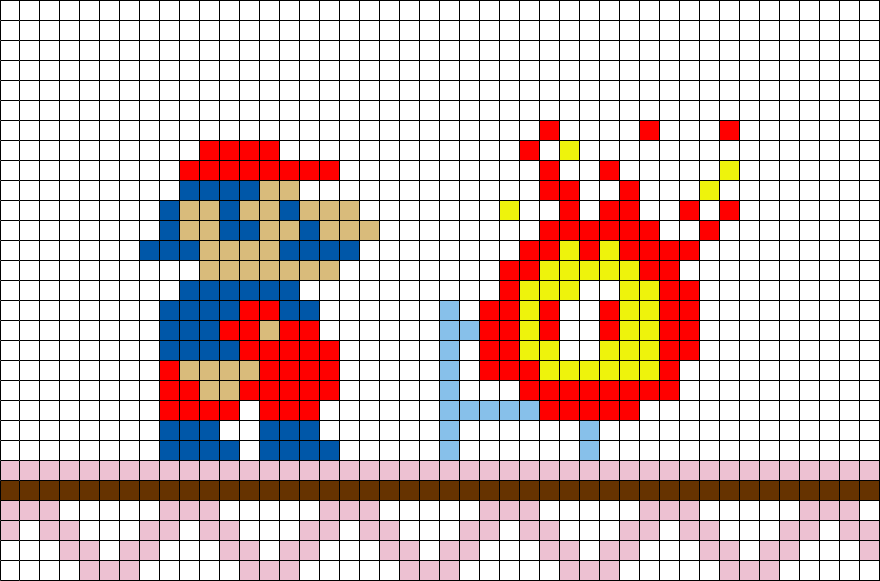 Donkey Kong Mario Pixel Art (880x581), Png Download