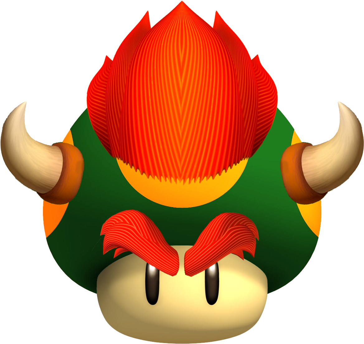 Fireball Clipart Bowser - Super Mario Mushroom (1280x1214), Png Download