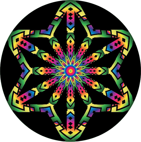 Mandala (594x595), Png Download