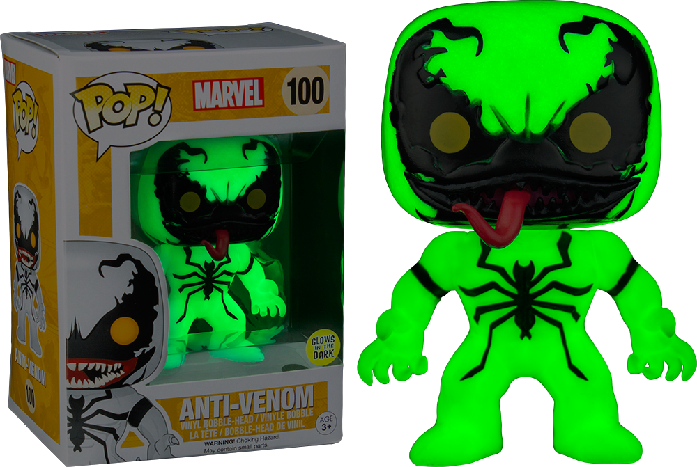 Spider-man - Anti Venom Funko Pop (1000x671), Png Download