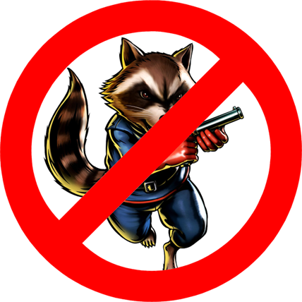 Raccoon Clipart Guardians The Galaxy - Guardians Of The Galaxy Rocket Raccoon Fan Art (428x428), Png Download