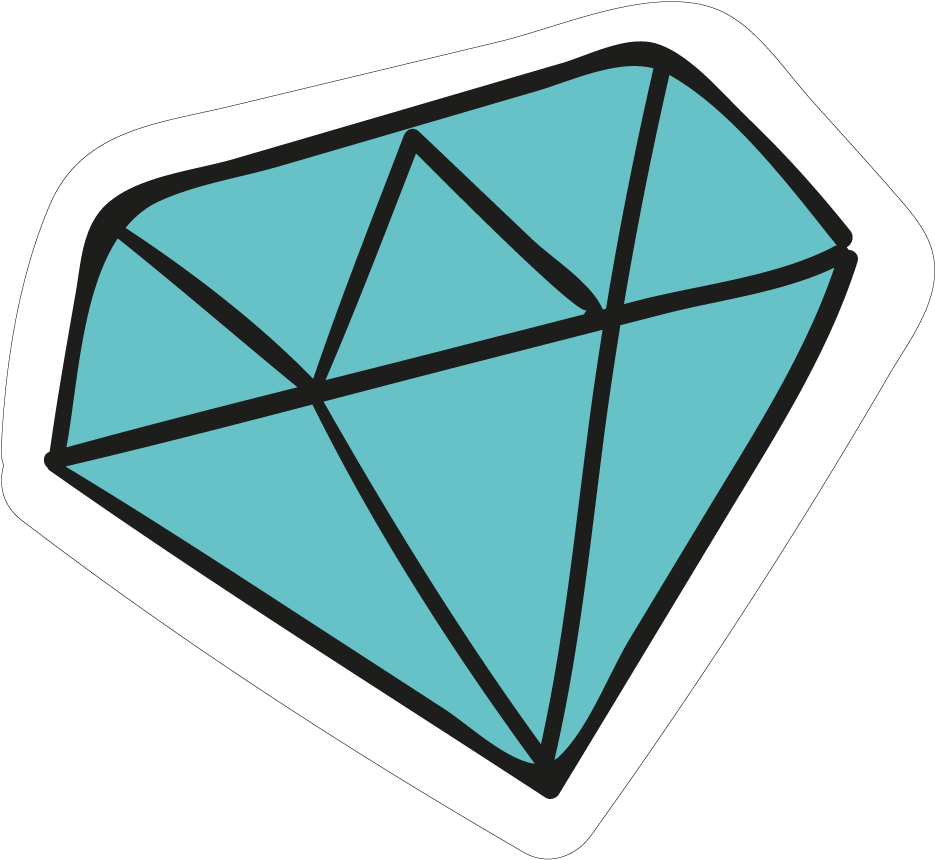 Diamond - Diamond Sticker Png (1000x1000), Png Download