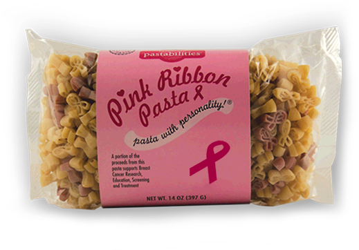 Pink Ribbon Breast Cancer Pasta - Pasta Shoppe Pink Ribbon Pasta (600x450), Png Download