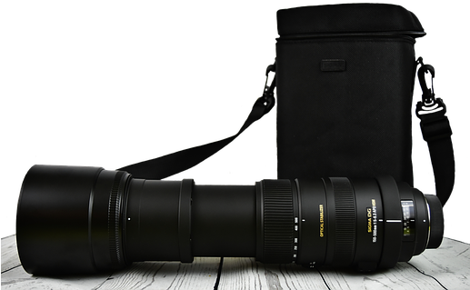 Zoom, Lens, Sigma, 150-500mm, Zoom Lens - Camera Lens (516x340), Png Download