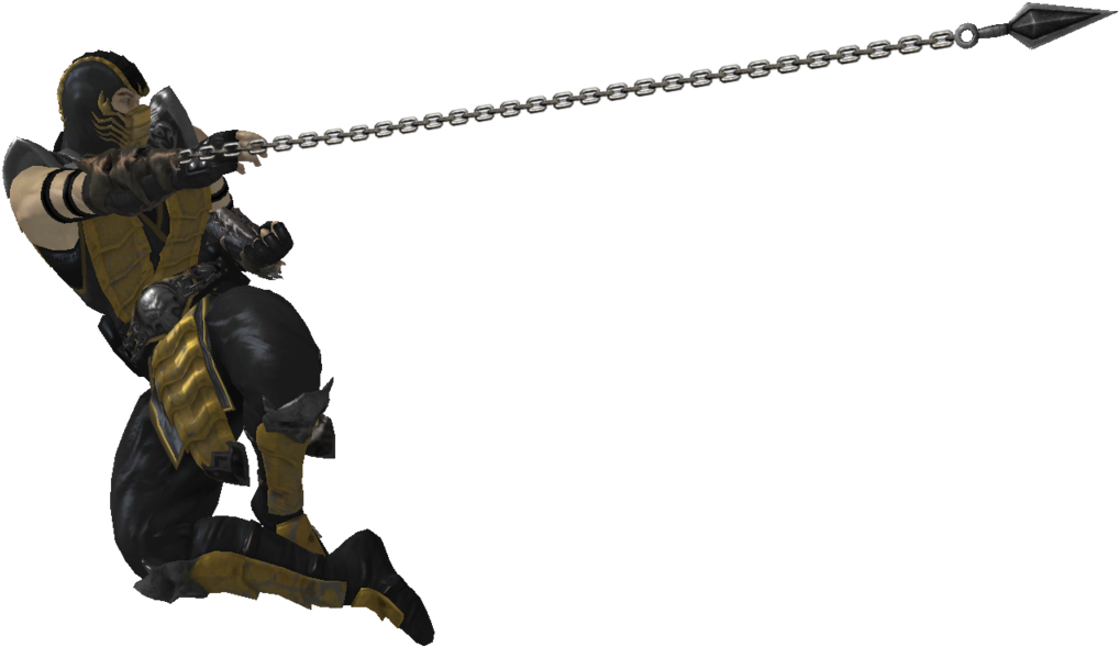 Mortal Kombat Scorpion Png Free Download - Scorpion Mortal Kombat Kunai (1024x770), Png Download