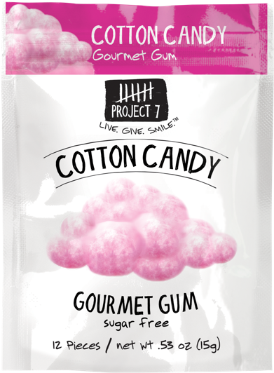 Cotton Candy - Gourmet Gum Cotton Candy (460x600), Png Download