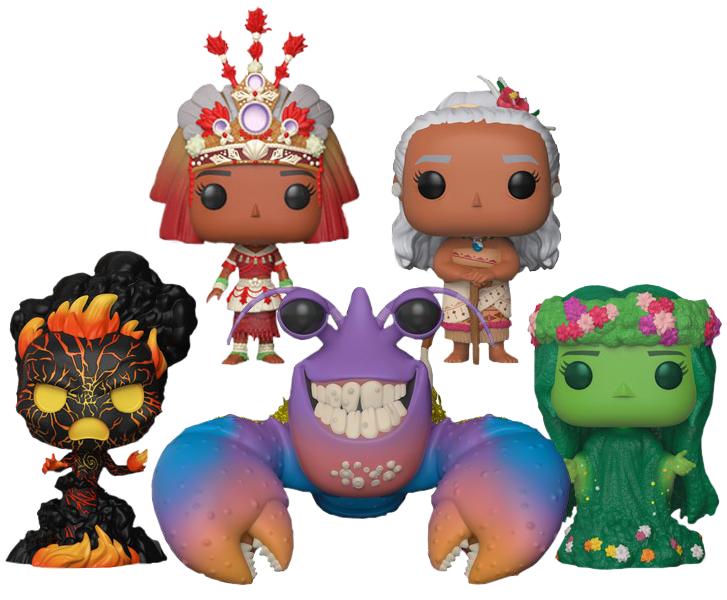 Goddess Worshipping Funko Pop Vinyl Bundle - Funko Pop Disney Moana (727x600), Png Download