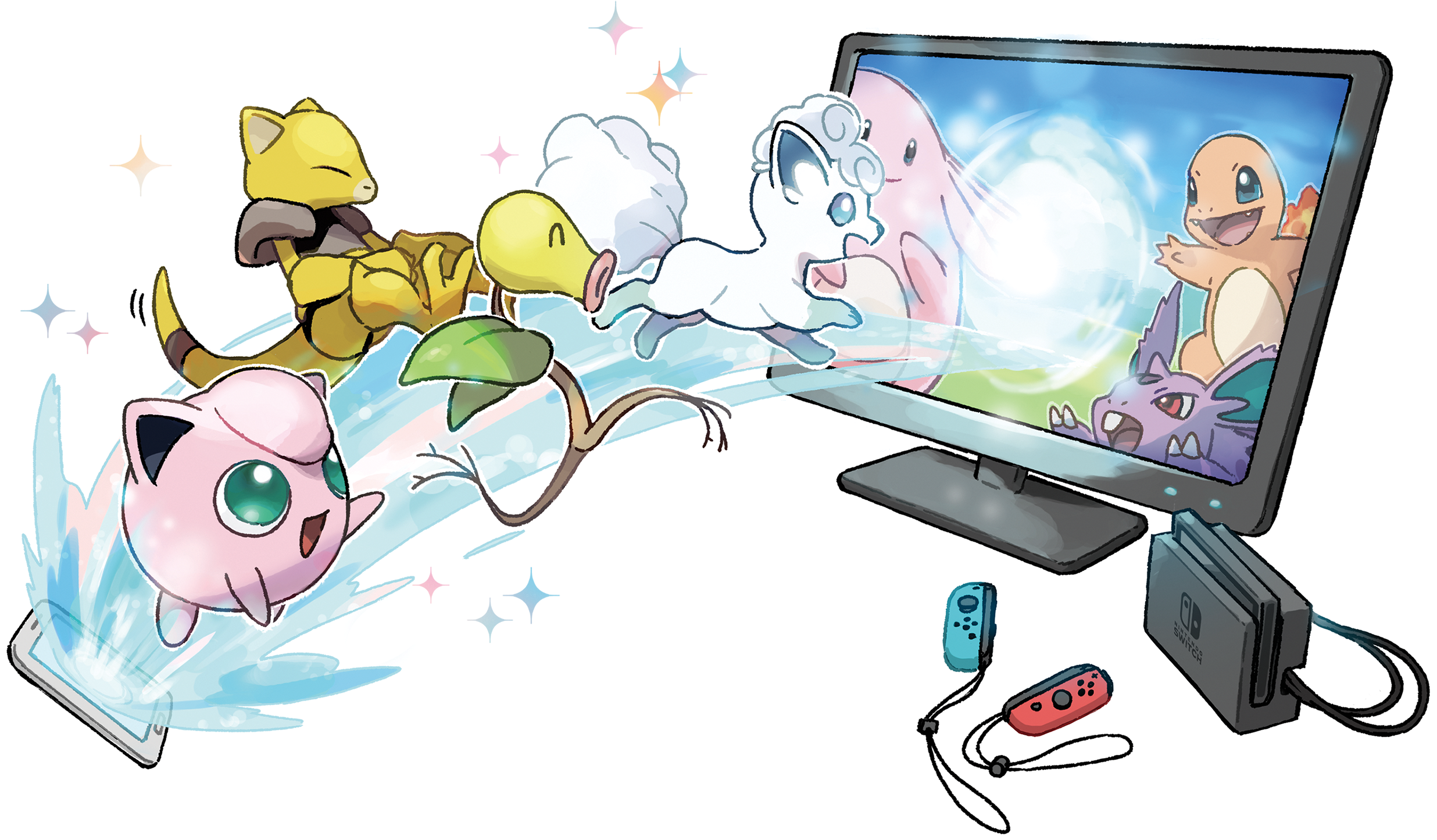Pokemon Let's Go New Pokemon (2800x1980), Png Download